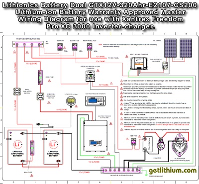 Click on the image for a larger Lithionics battery wiring installation wiring diagram