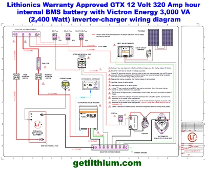 Click on the image for a larger Lithionics battery wiring installation wiring diagram