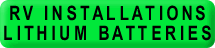 RV and Boat Lithionics Lithium-ion Battery Installation pages - check out many RV and marine project installations by Pinnacle Innovations