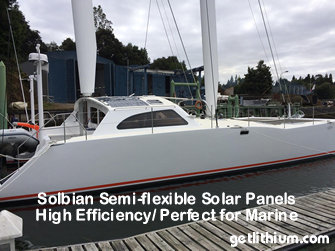 Solbian semi-flexible solar panels for sailboats, yachts and RV