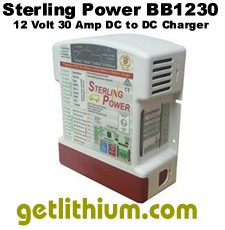 Sterling Power BB1230 12 Volt to 12 Volt DC battery to battery charger. 30 Amps output.