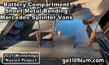 Sheet metal work - bending the pieces on a metal brake