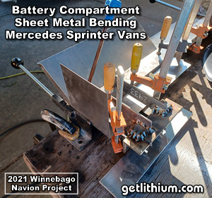 Sheet metal work - bending the pieces on a metal brake