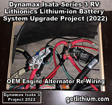 Rewiring the alternator's existing wiring so that we can isolate its charge output