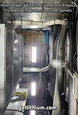 Click on the image for a larger picture of this Polar Power 20kW DC diesel generator snowplow railway project