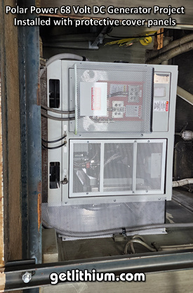 Click on the image for a larger picture of this Polar Power 20kW DC diesel generator snowplow railway project