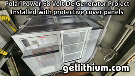 Click on the image for a larger picture of this Polar Power 20kW DC diesel generator snowplow railway project