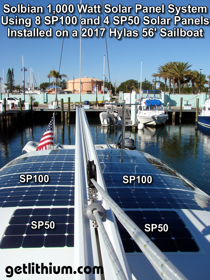 Pinnacle Innovations installation photos of 2017 Hylas 56 foot sailboat